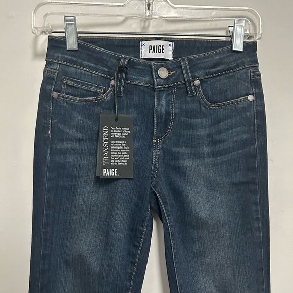 PAIGE VERDUGO ANKLE MID-RISE ULTRA SKINNY JEAN IN NOTTINGHAM - Picture 4 of 16